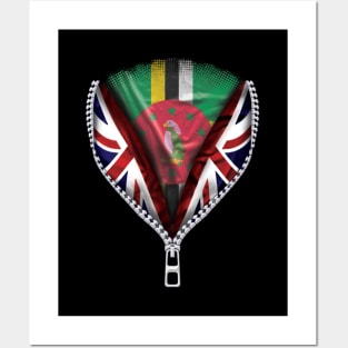 Dominican Flag  Dominica Flag zipped British Flag - Gift for Dominican From Dominica Posters and Art